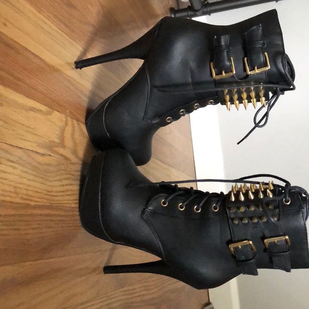 5” spiked boot heels - Picture 3 of 3